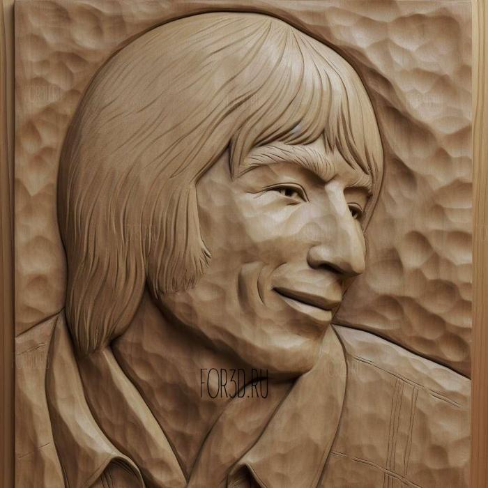 John Denver 2 stl model for CNC